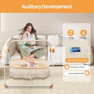 Smart Electric Baby Crib Cradle