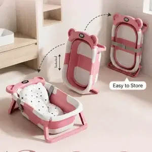Foldable Baby Bath Tub / Portable Space-Saving Bathtub