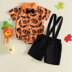 Baby Boy Halloween Romper