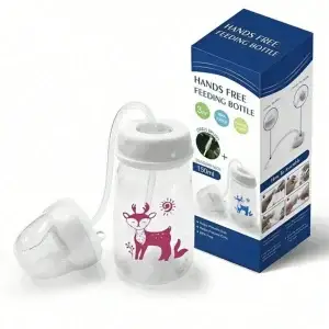 Hands-Free Baby Feeding Bottle